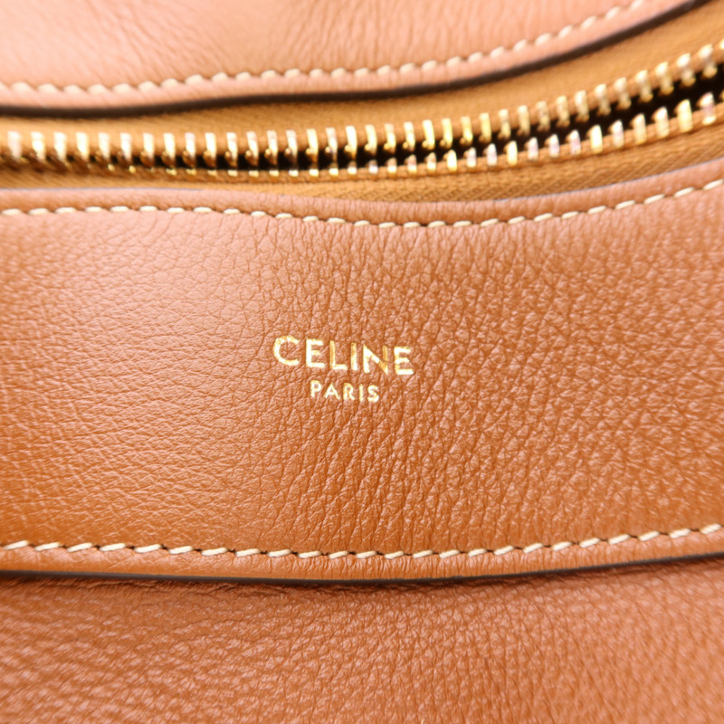 CELINE 牛皮皮革Romy Bag金扣肩背袋-6