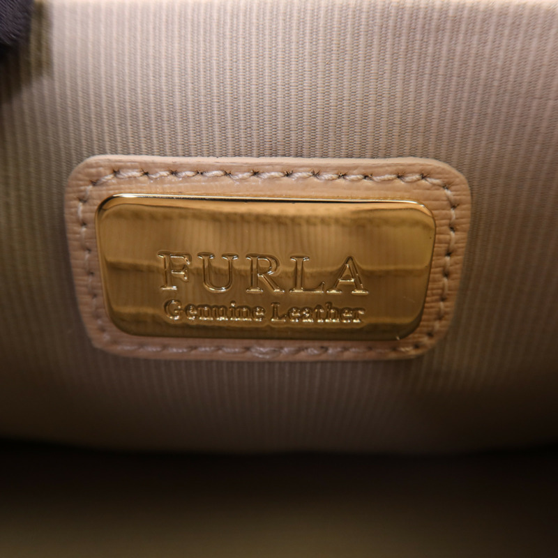 Furla 皮革Chain Shoulder Bag金扣鏈帶肩背袋-5