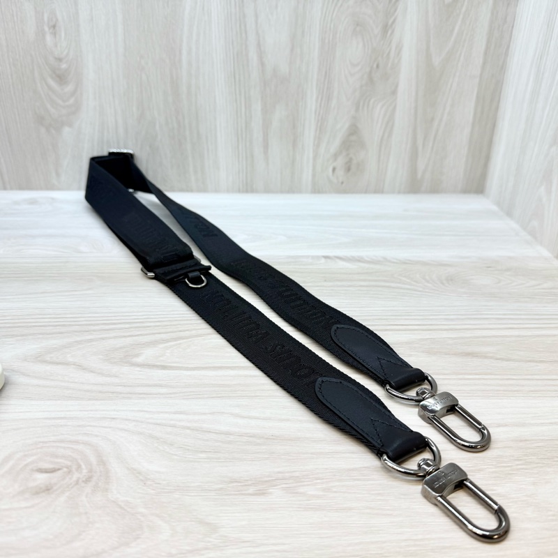 LV黑花銀釦Keepall 25手提斜背包M46271-14