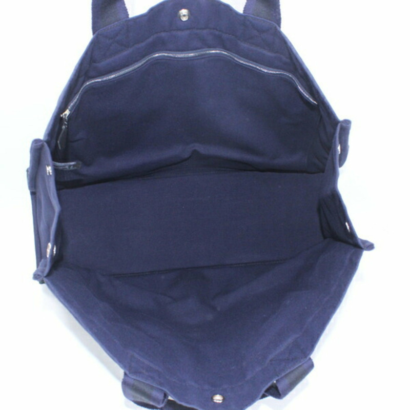 愛馬仕 Foule Tote GM 單肩包，黑色和海軍藍配色，男女通用，HERMES T4861-10