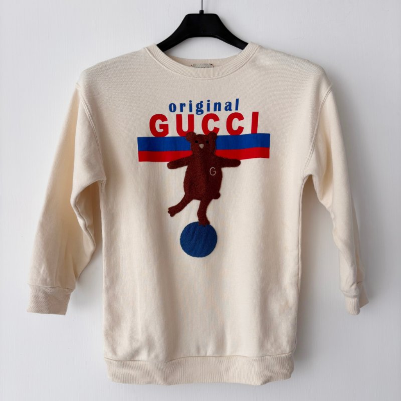 ::GUCCI:: 超級可愛小熊圖樣上衣 長袖棉T 童裝6號-0