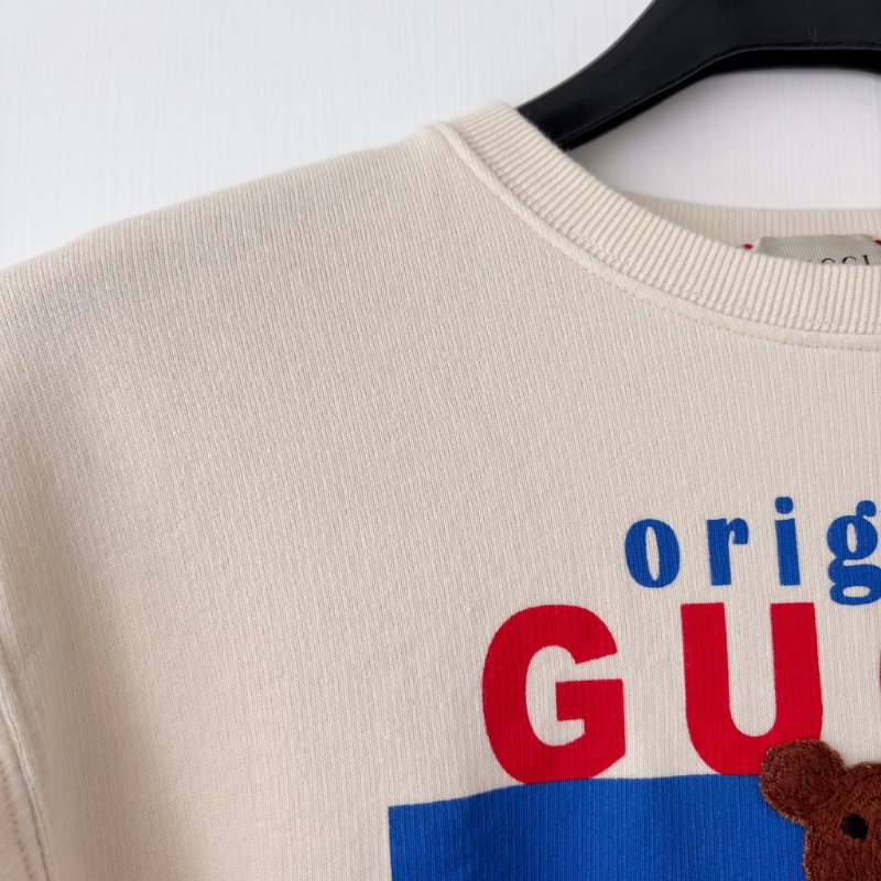 ::GUCCI:: 超級可愛小熊圖樣上衣 長袖棉T 童裝6號-4