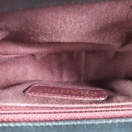 【巴黎站二手名牌專賣店】＊現貨＊CHANEL 香奈兒 真品＊黑色菱格紋羊皮金色雙C 20CM鏈包-3