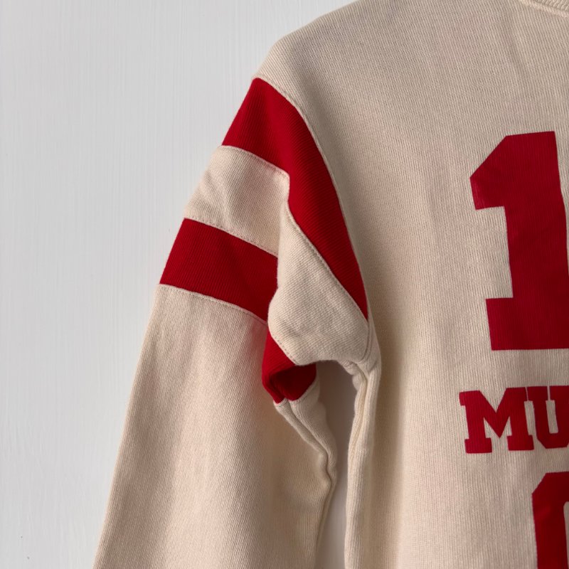 ::GUCCI:: 紅色字母LOGO 長袖棉T 童裝8號-4