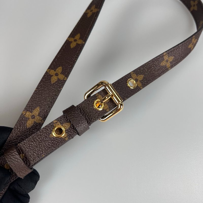 LV M40780/晶片款 老花郵差包-9