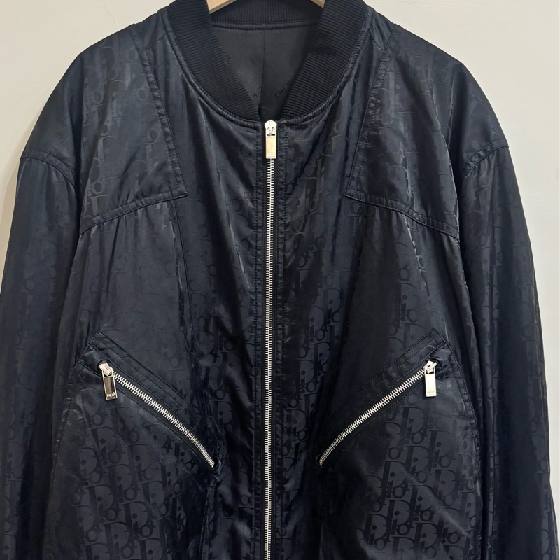Dior Oblique 緹花飛行夾克男女都可以穿-1