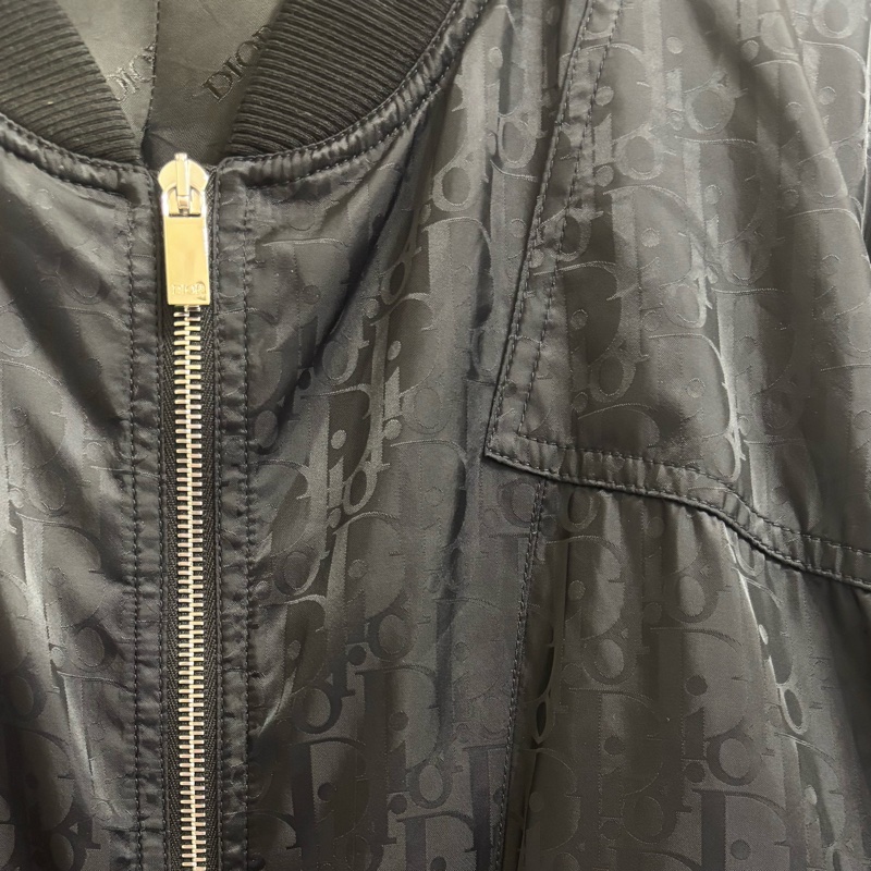 Dior Oblique 緹花飛行夾克男女都可以穿-3