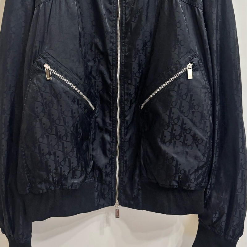 Dior Oblique 緹花飛行夾克男女都可以穿-13
