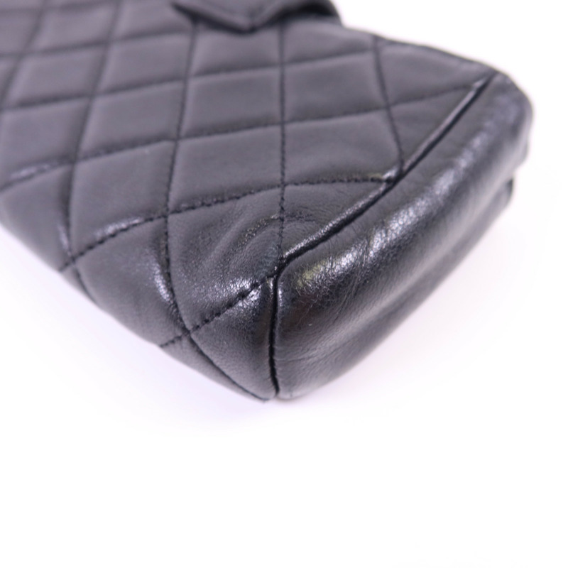 CHANEL 羊皮皮革Card Case銀扣卡片套-13