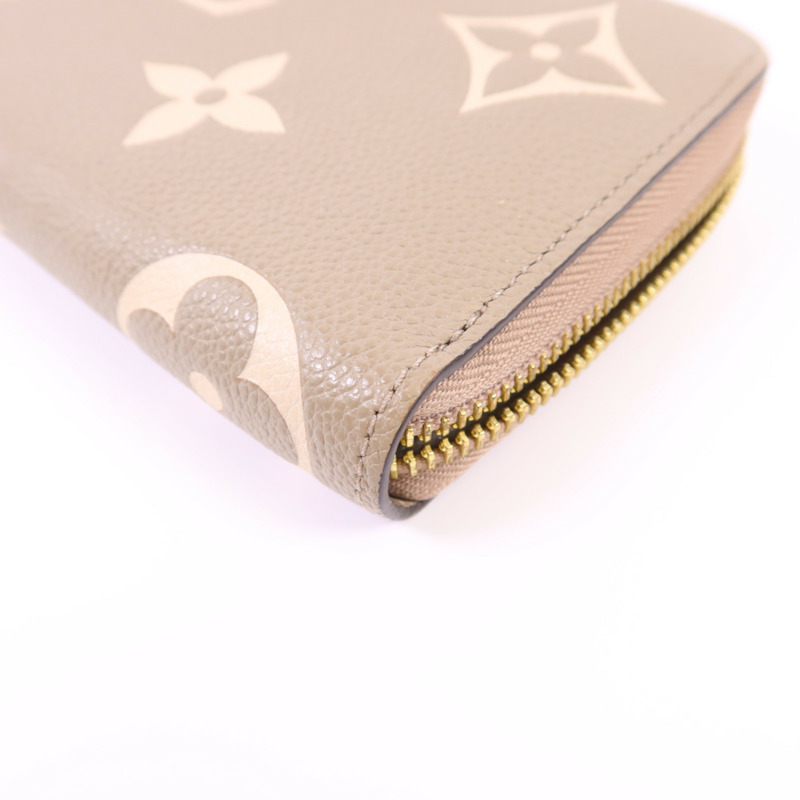 LOUIS VUITTON Monogram Empreinte Long Round Wallet金扣長錢包-9