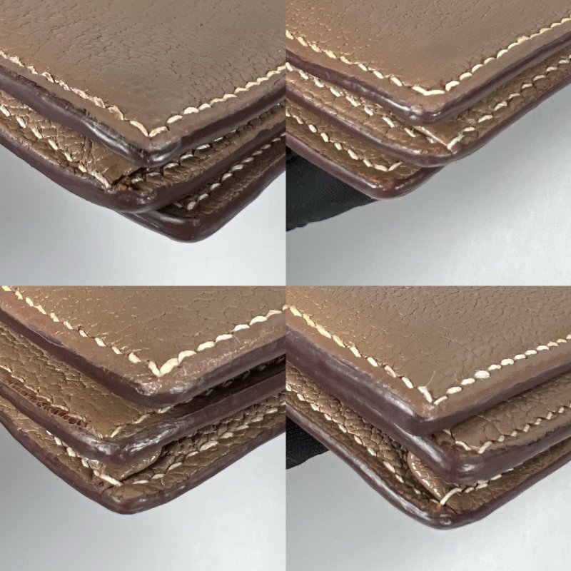 HERMES T刻 大象灰銀扣BEARN長夾-11