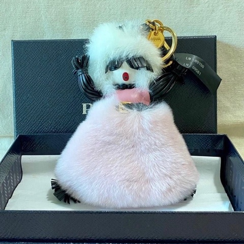 Prada 吊飾 鑰匙扣 掛件