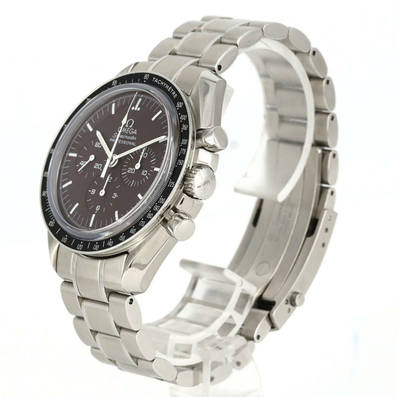 歐米茄超霸專業311.30.42.30.13.001不鏽鋼手動上鍊腕錶-1