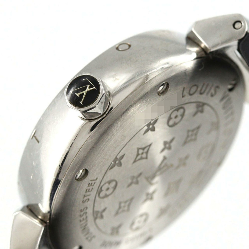 路易威登 Tambour Lovely Cup 12P Q12M1 不鏽鋼石英錶-2
