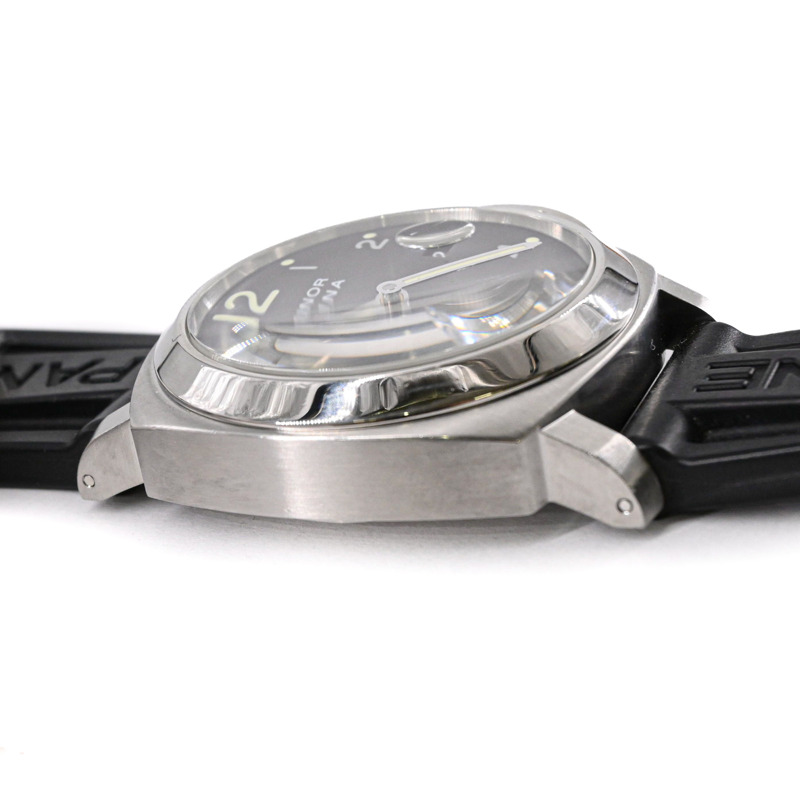 沛納海 Luminor Marina 自動腕錶，黑色錶盤，PAM00164-4