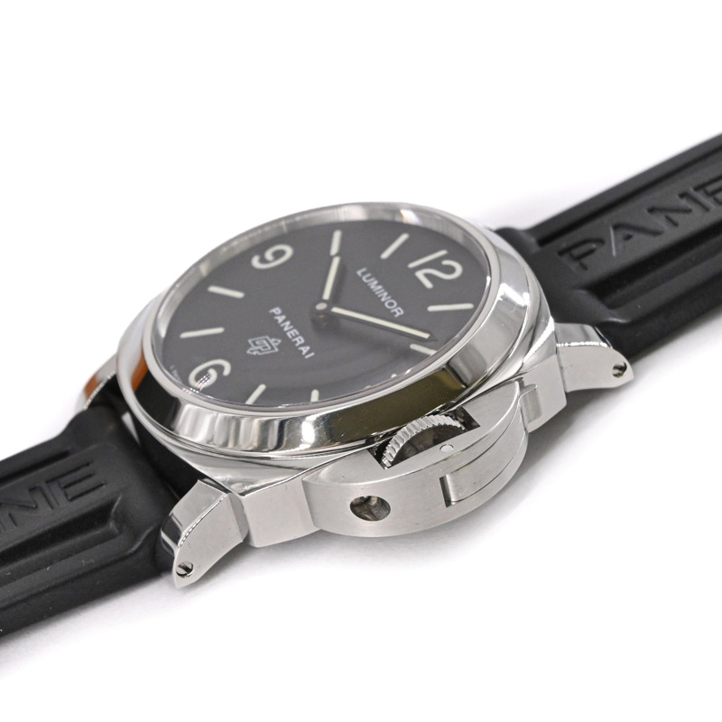 沛納海 Luminor 手動上鍊男士腕錶，黑色錶盤，PAM00000-4