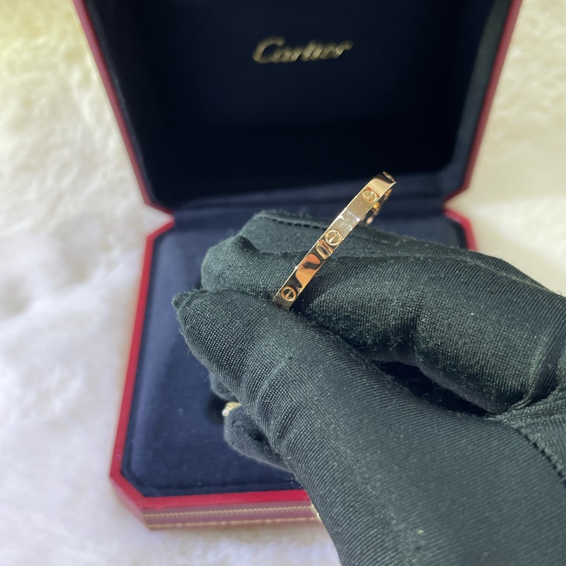 cartier 卡地亞Love 系列版手鈪 玫瑰金色XB757-21