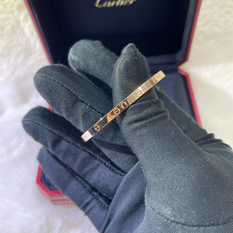 cartier 卡地亞Love 系列版手鈪 玫瑰金色XB757-22