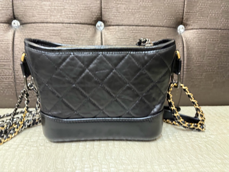 🌟絕版🌟Chanel 黑牛皮四色鏈流浪包小號-1