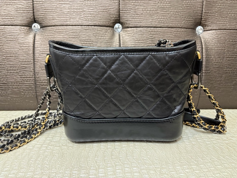 🌟絕版🌟Chanel 黑牛皮四色鏈流浪包小號-2