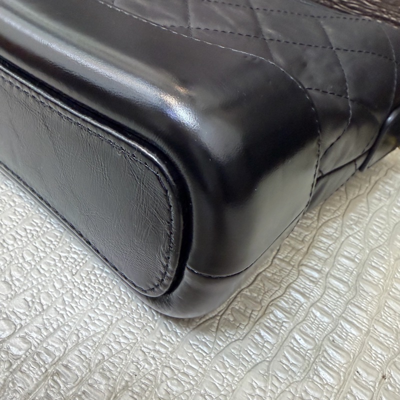 🌟絕版🌟Chanel 黑牛皮四色鏈流浪包小號-4