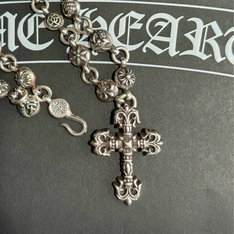 Chrome Hearts 歌德式火焰十字一體鏈-2