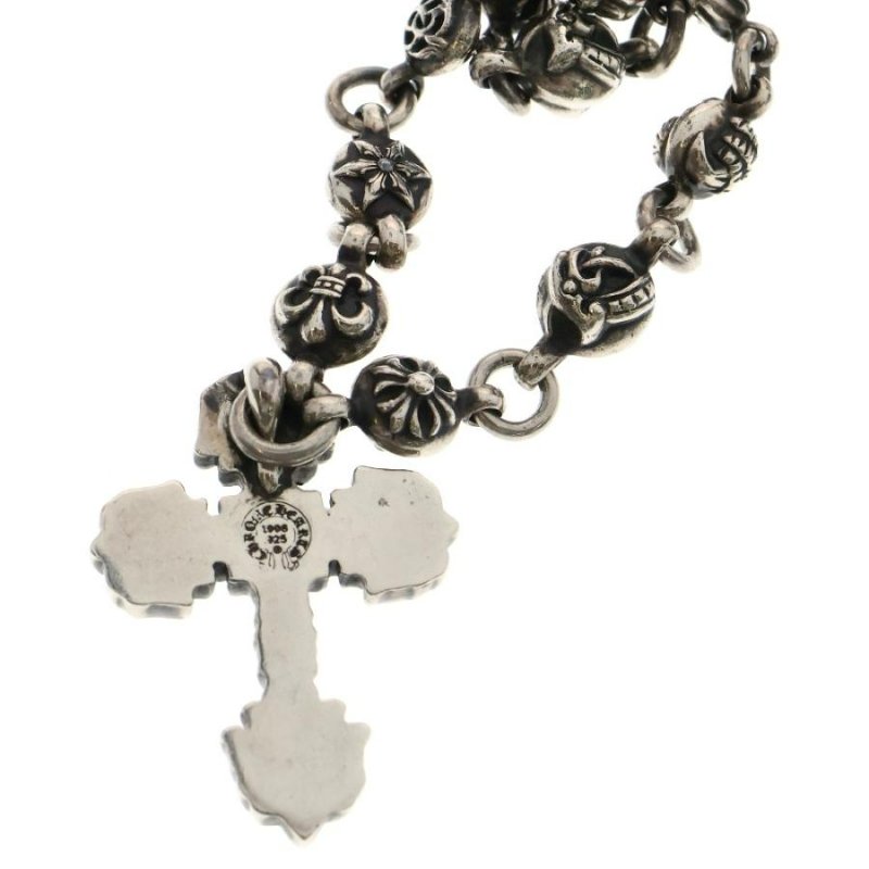 Chrome Hearts 歌德式火焰十字一體鏈-4
