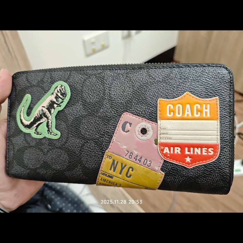 Coach rexy男長夾-4