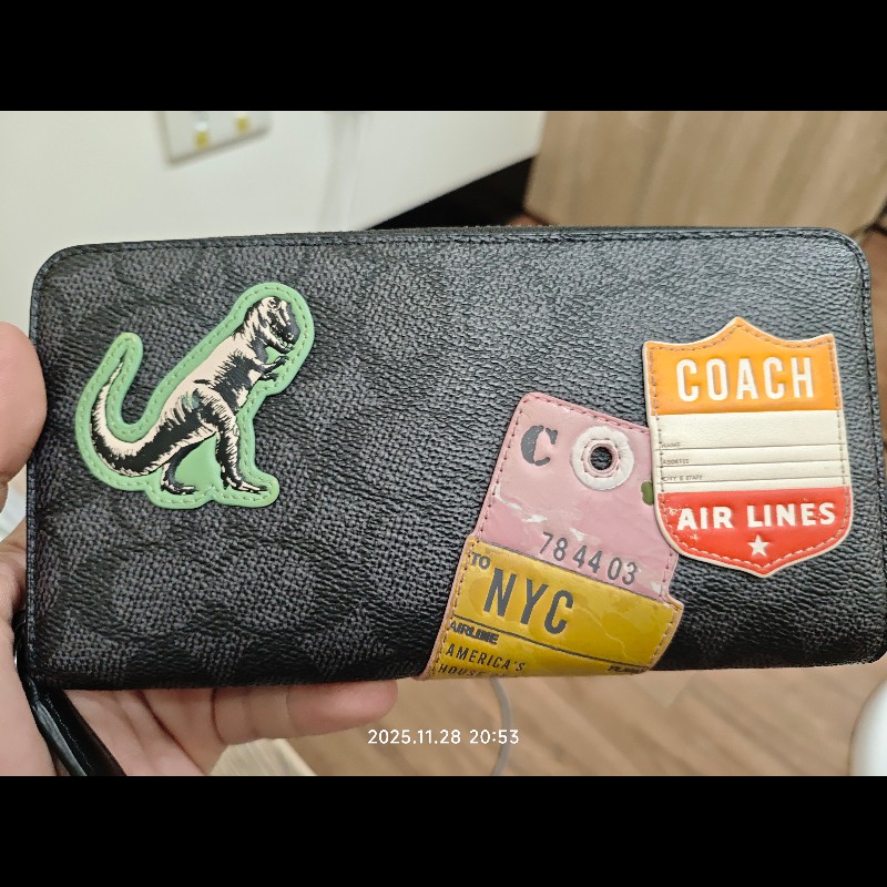 Coach rexy男長夾-11