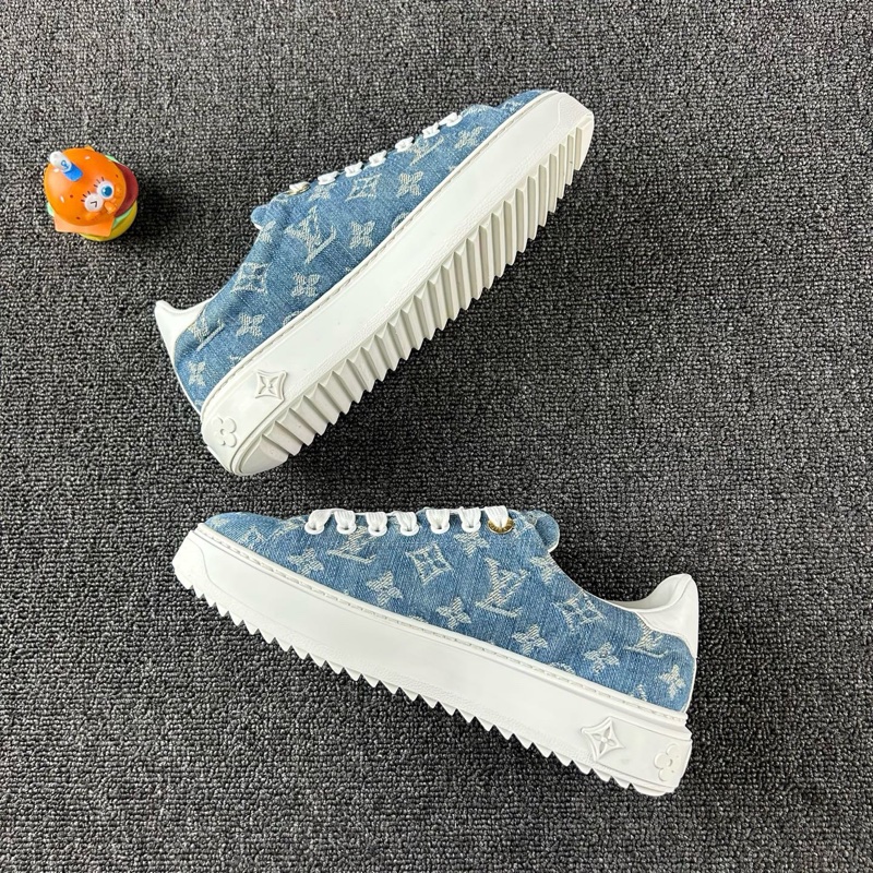 Louis Vuitton路易威登藍色松糕鞋 尺碼：37.5-2