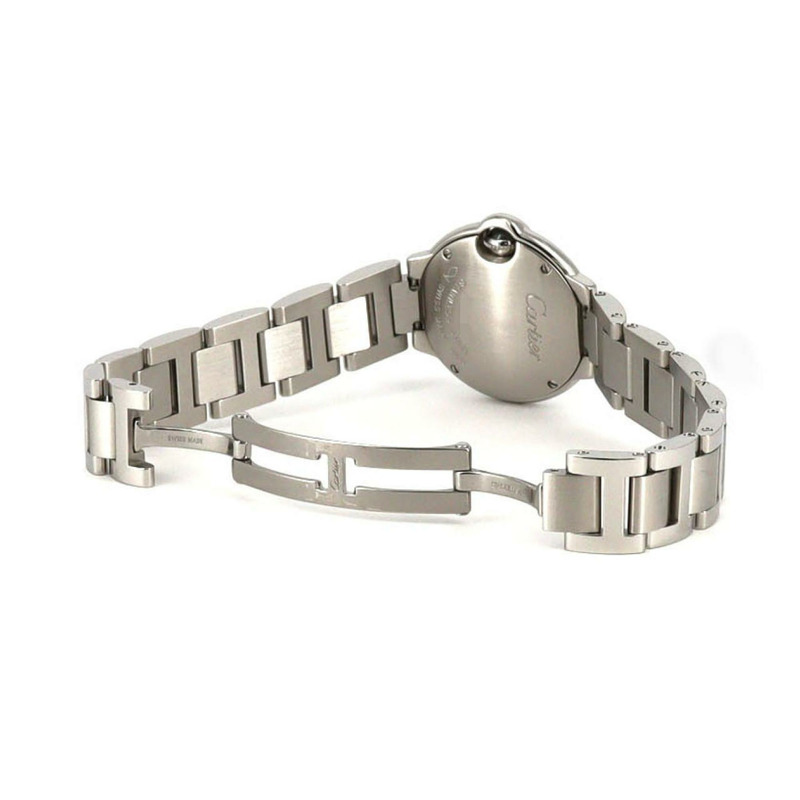 卡地亞 Ballon Bleu SM W69010Z4 不鏽鋼石英腕錶-6