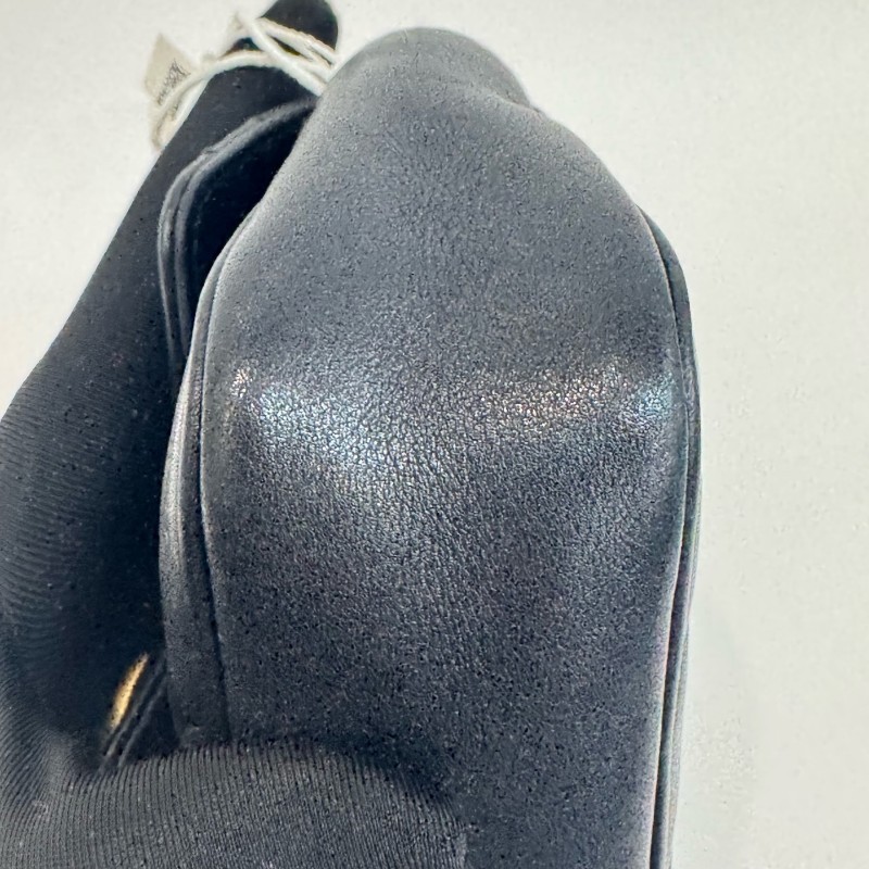 Gucci/古馳黑金馬蒙mini單肩斜挎包有龍蝦扣16.5cm。-6