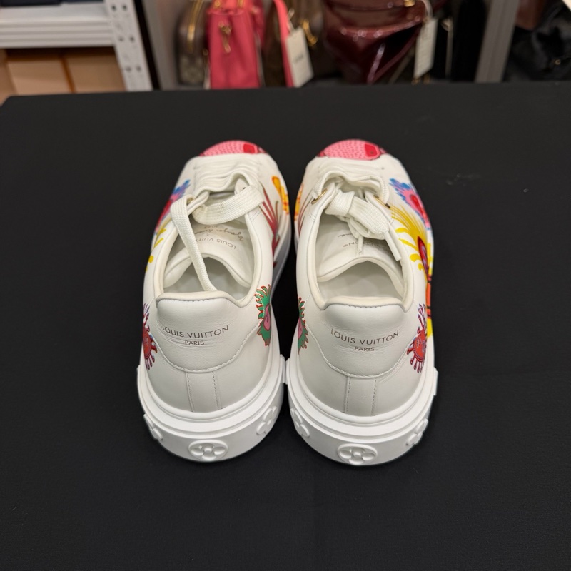 99新LV 草间弥生time out小白鞋女鞋36.5码 LV-4