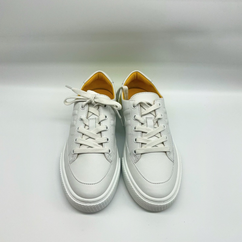 Hermes愛馬仕 新款Deep浮雕H小白鞋 37.5碼-1