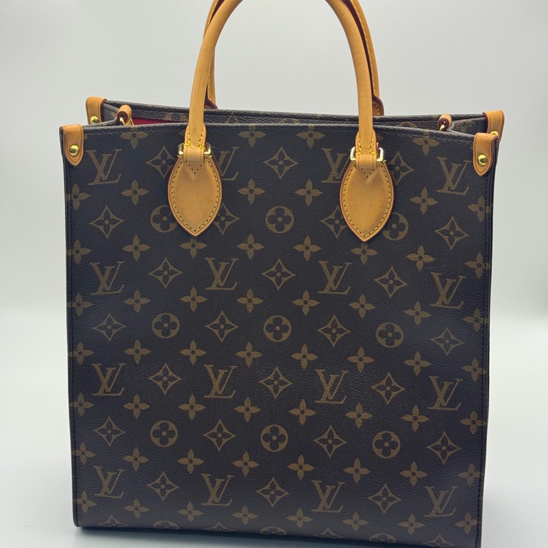 lv琴譜托特包 路易威登/Louis Vuitton Sac Plat 芯片款,無肩帶-0