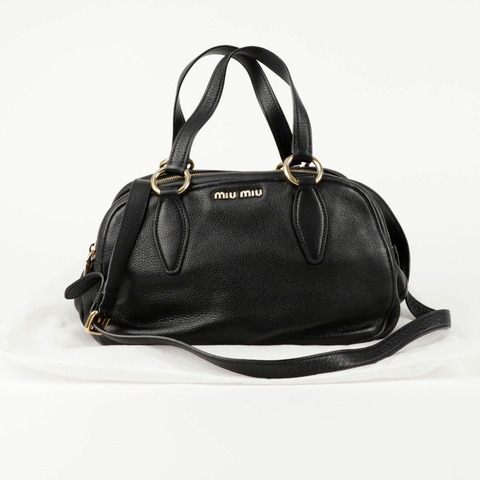 MIU MIU 5BB050 雙拉鍊手提單肩包