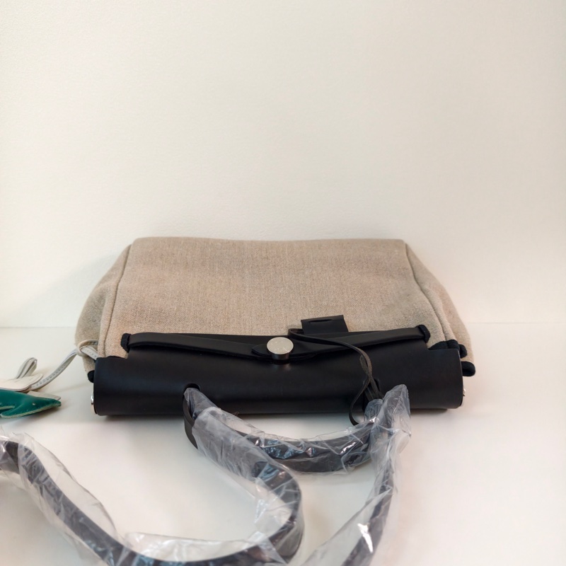 Hermes愛馬仕 Herbag 帆布包 單肩斜挎31 y刻-5