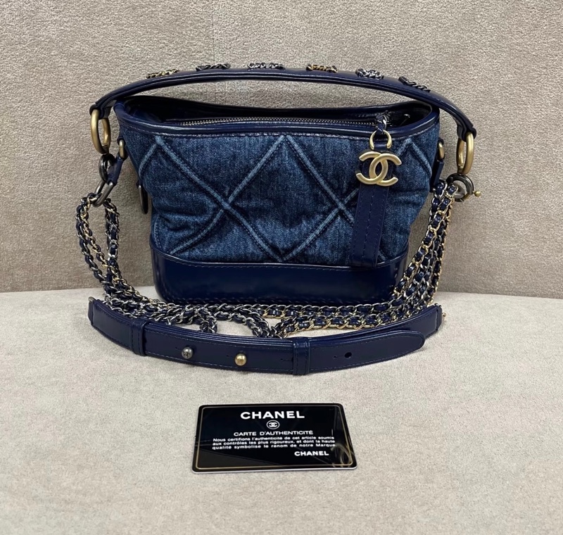 「JL精品代購」9新 Chanel 香奈兒 牛仔 流浪包-0