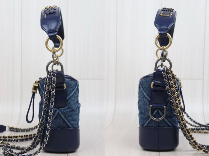 「JL精品代購」9新 Chanel 香奈兒 牛仔 流浪包-3