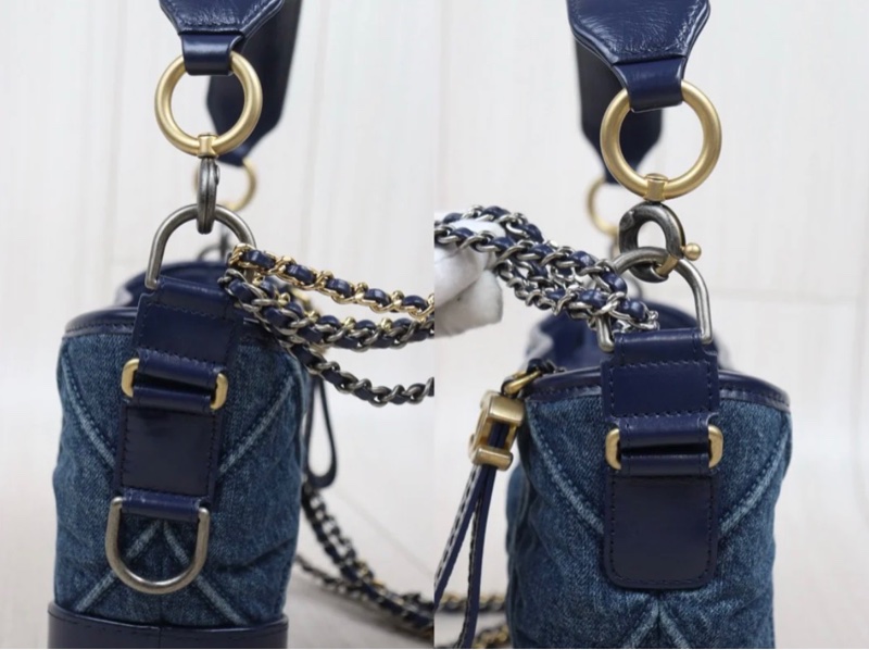 「JL精品代購」9新 Chanel 香奈兒 牛仔 流浪包-4