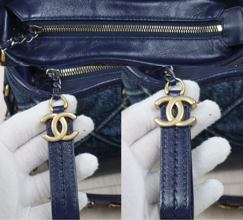 「JL精品代購」9新 Chanel 香奈兒 牛仔 流浪包-9