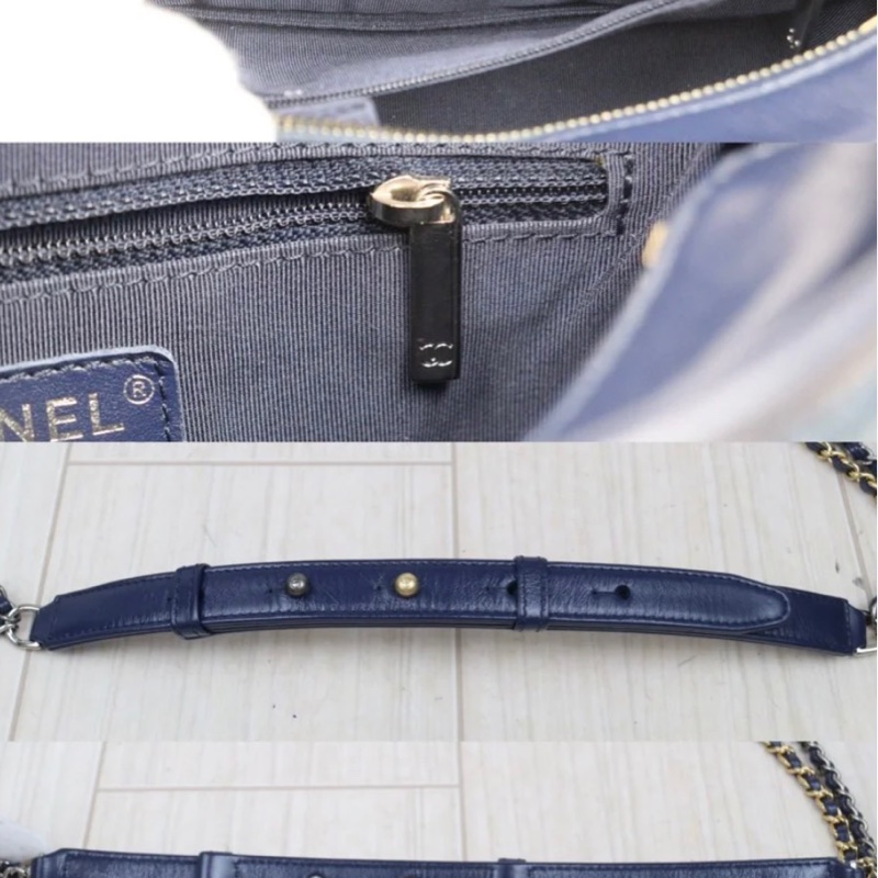 「JL精品代購」9新 Chanel 香奈兒 牛仔 流浪包-10