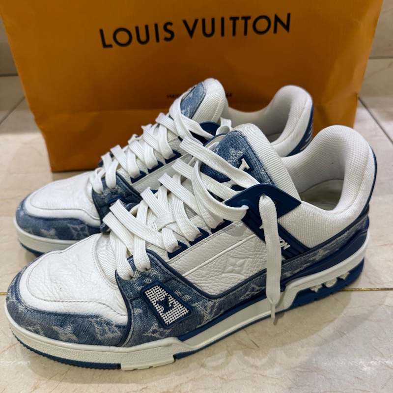 LV trainer白藍牛仔 9碼 二手便宜出 編號2510156835-2