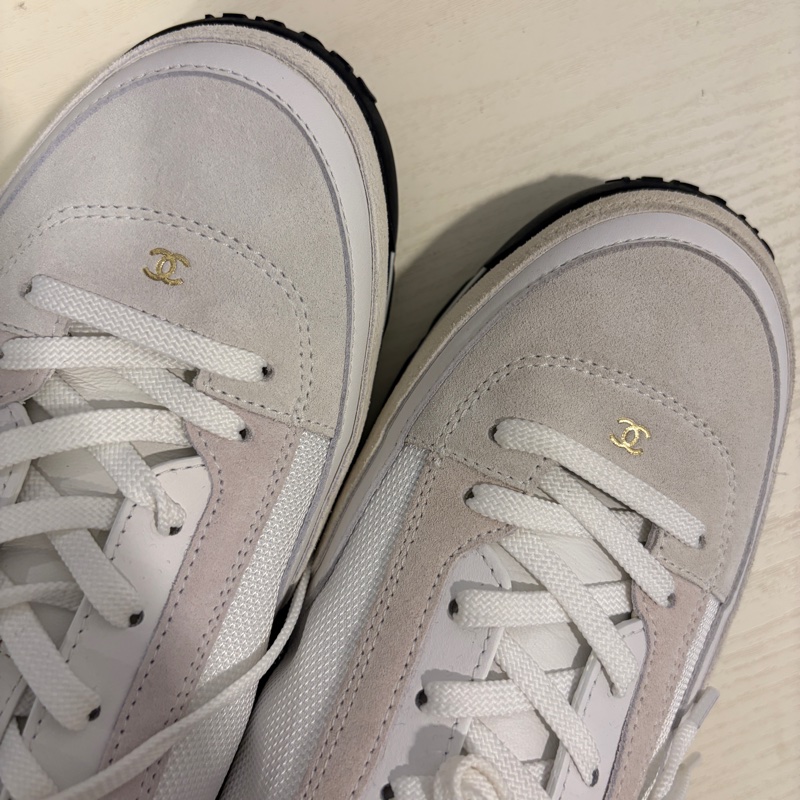 香奈兒Chanel 男生運動鞋 休閒麂皮稀有款44號-4