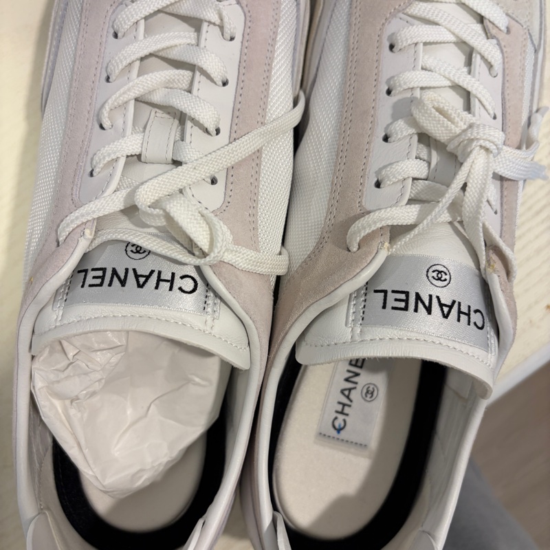 香奈兒Chanel 男生運動鞋 休閒麂皮稀有款44號-10
