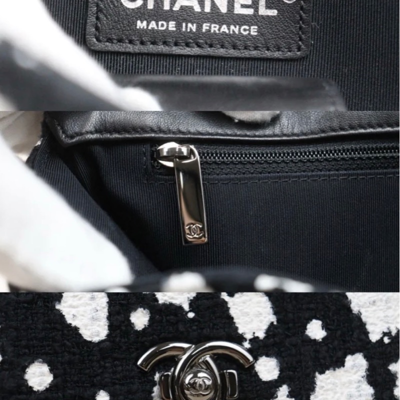 「JL精品代購」97新 Chanel香奈兒乳牛郵差包-8