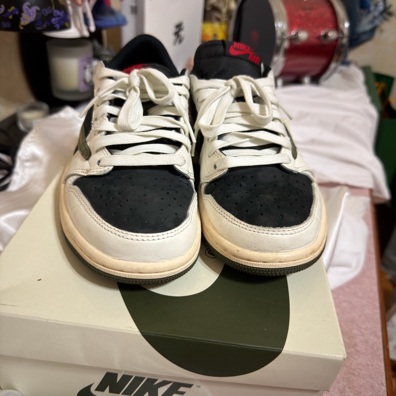 Travis Scott x Air Jordan 1 OG "Olive" 橄欖綠-2