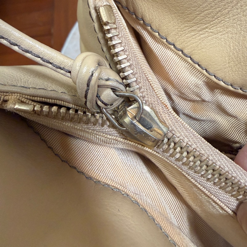 【大減價！】【稀有】Chanel Handbag 香奈兒 肩背包 全牛皮 杏色 奶茶色-20