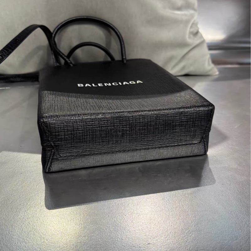 99新🈶購證😍Balenciaga巴黎世家黑色mini琴譜包手機包斜挎包-10