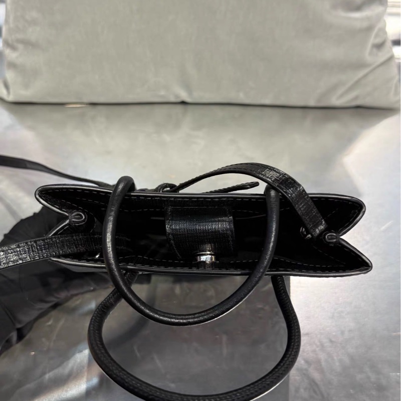99新🈶購證😍Balenciaga巴黎世家黑色mini琴譜包手機包斜挎包-11